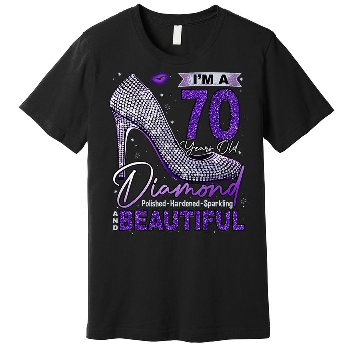 IM A 70 Years Old Diamond 70 And Fabulous Birthday Premium T-Shirt