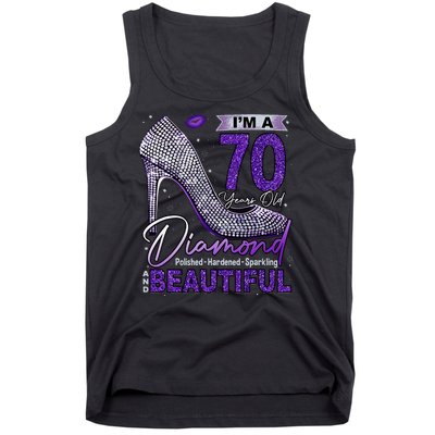 IM A 70 Years Old Diamond 70 And Fabulous Birthday Tank Top