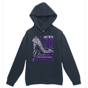 IM A 70 Years Old Diamond 70 And Fabulous Birthday Urban Pullover Hoodie