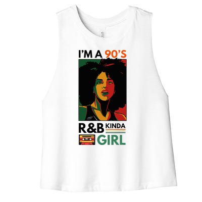 IM A 90S R&B Kinda Girl Women's Racerback Cropped Tank