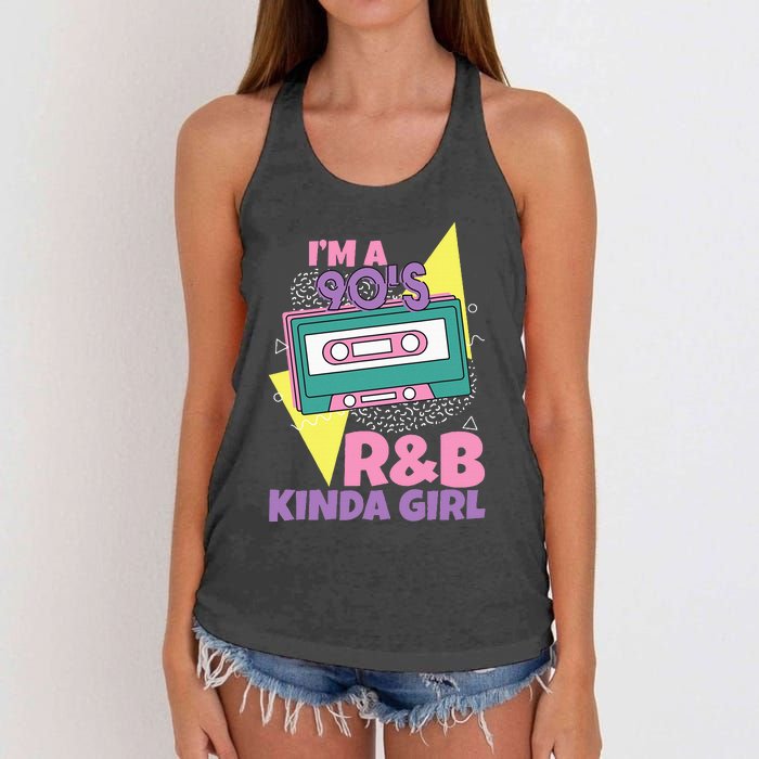 IM A 90S RB Kinda Girl Women's Knotted Racerback Tank