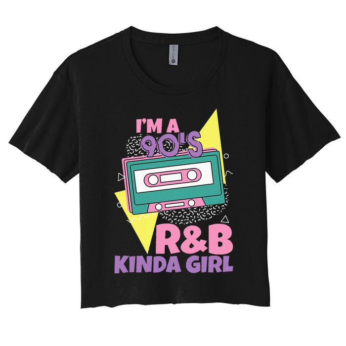 IM A 90S RB Kinda Girl Women's Crop Top Tee