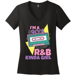 IM A 90S RB Kinda Girl Women's V-Neck T-Shirt