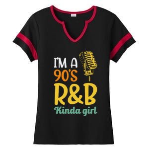 IM A 90S R&B Kinda Girl Ladies Halftime Notch Neck Tee