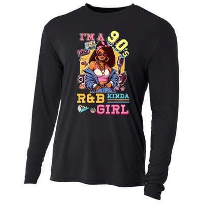 IM A 90s Kinda Girl Rnb Hip Hop Soul Music Cooling Performance Long Sleeve Crew