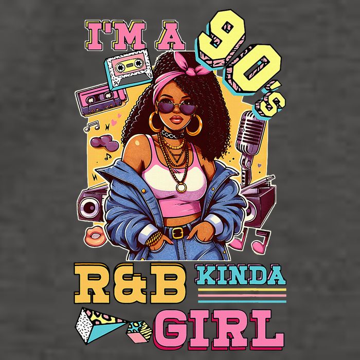 IM A 90s Kinda Girl Rnb Hip Hop Soul Music Vector Backpack