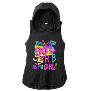 IM A 90S R&B Kinda Girl Ladies PosiCharge Tri-Blend Wicking Draft Hoodie Tank