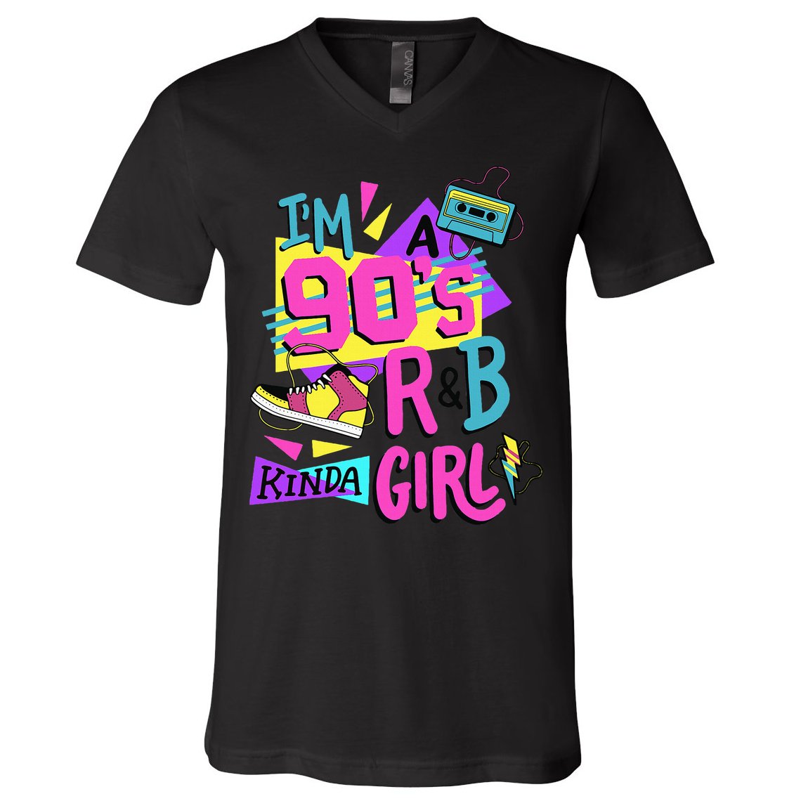 IM A 90S R&B Kinda Girl V-Neck T-Shirt