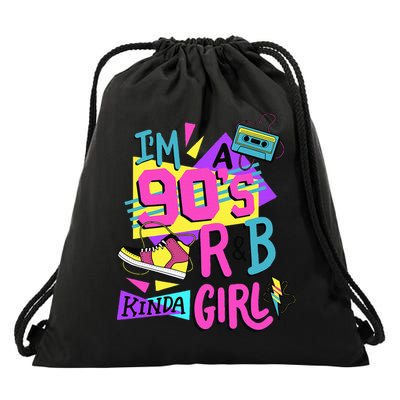 IM A 90S R&B Kinda Girl Drawstring Bag