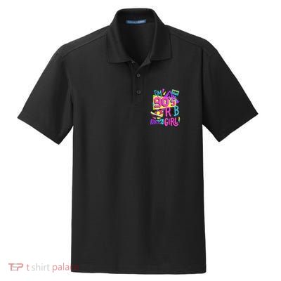 IM A 90S R&B Kinda Girl Dry Zone Grid Polo