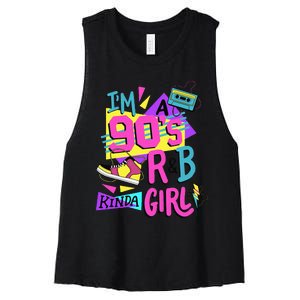 IM A 90S R&B Kinda Girl Women's Racerback Cropped Tank