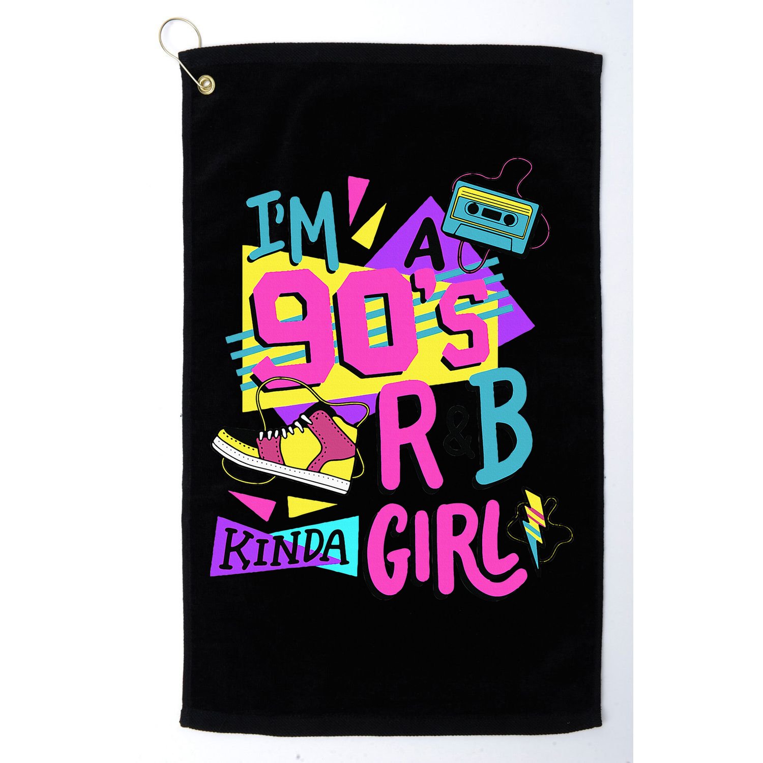 IM A 90S R&B Kinda Girl Golf Towel