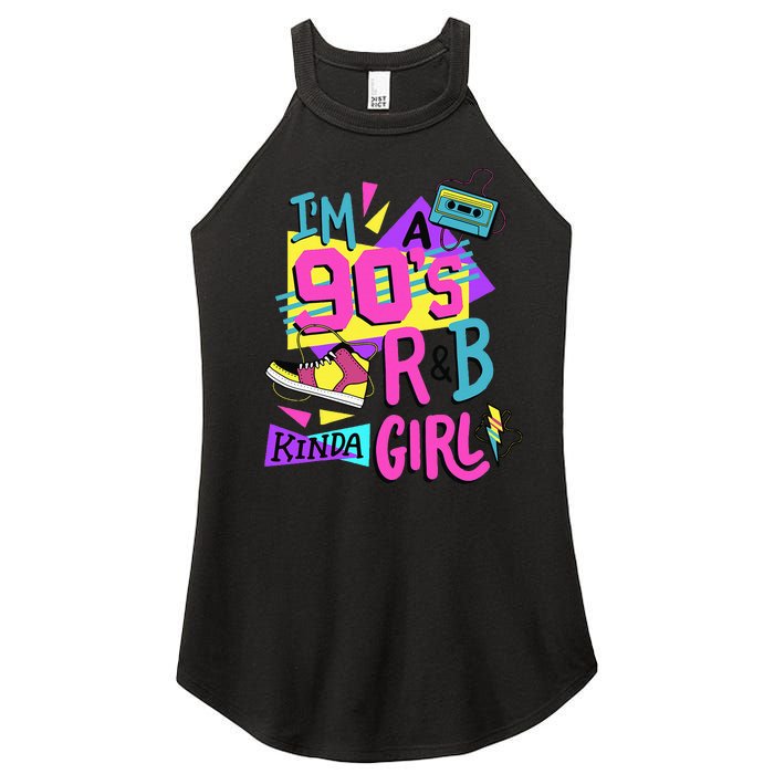 IM A 90S R&B Kinda Girl Women's Perfect Tri Rocker Tank