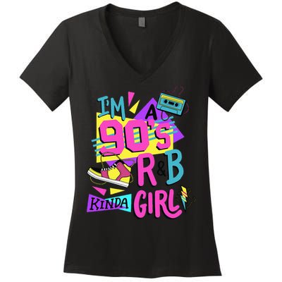 IM A 90S R&B Kinda Girl Women's V-Neck T-Shirt