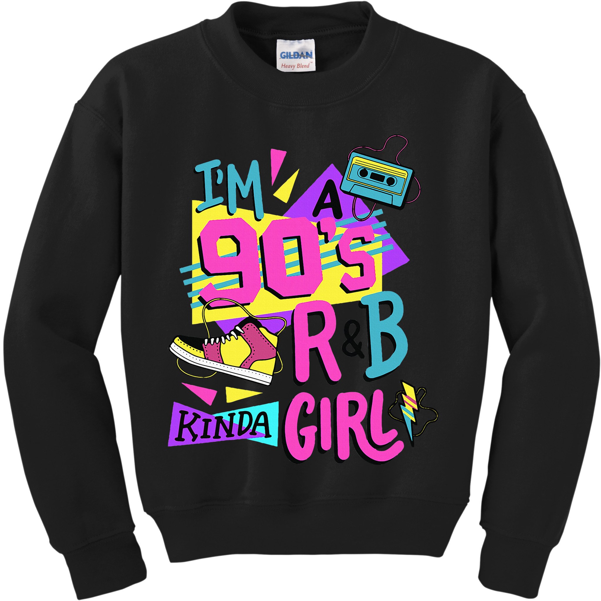 IM A 90S R&B Kinda Girl Kids Sweatshirt
