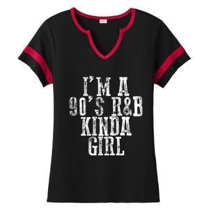 IM A 90S RB Kinda Girl Ladies Halftime Notch Neck Tee