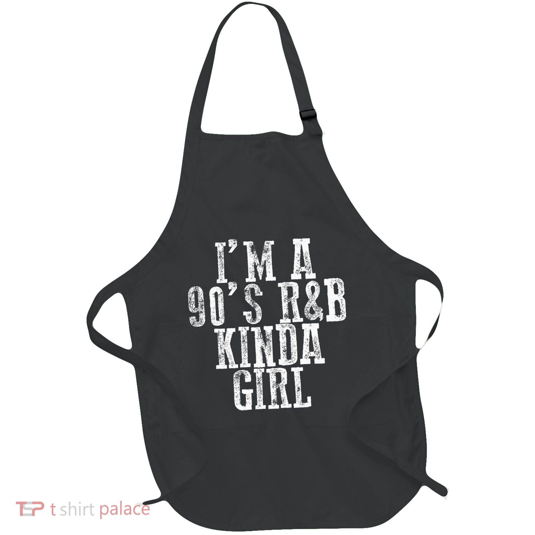 IM A 90S RB Kinda Girl Full-Length Apron With Pockets