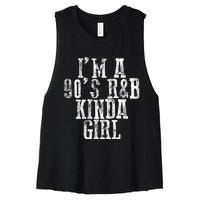 IM A 90S RB Kinda Girl Women's Racerback Cropped Tank