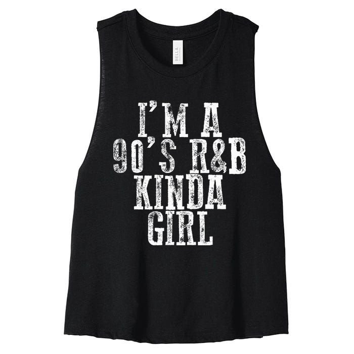 IM A 90S RB Kinda Girl Women's Racerback Cropped Tank