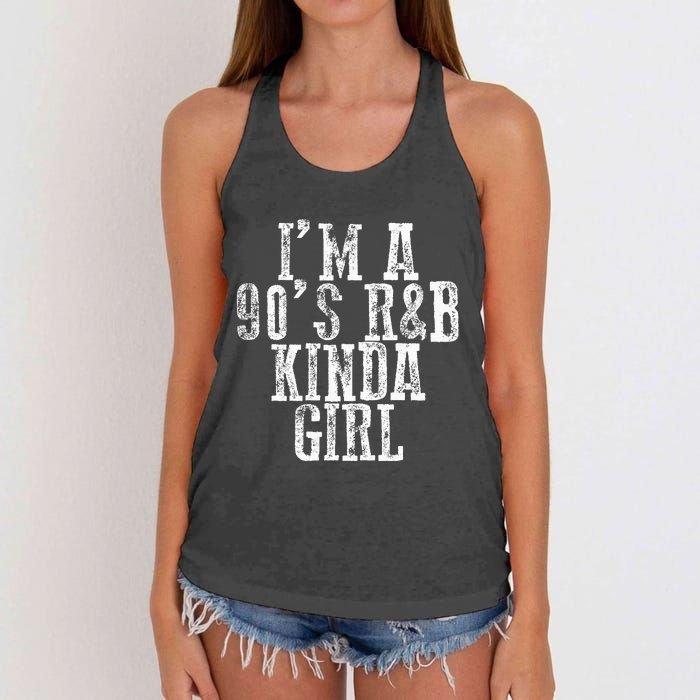 IM A 90S RB Kinda Girl Women's Knotted Racerback Tank