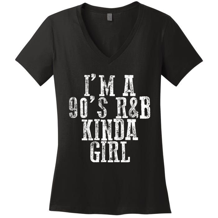 IM A 90S RB Kinda Girl Women's V-Neck T-Shirt