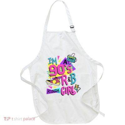 IM A 90S R&B Kinda Girl Full-Length Apron With Pockets