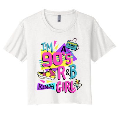 IM A 90S R&B Kinda Girl Women's Crop Top Tee