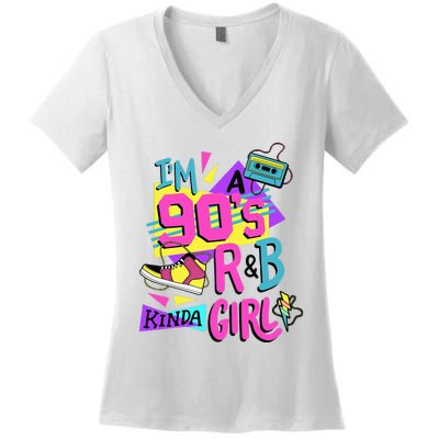 IM A 90S R&B Kinda Girl Women's V-Neck T-Shirt