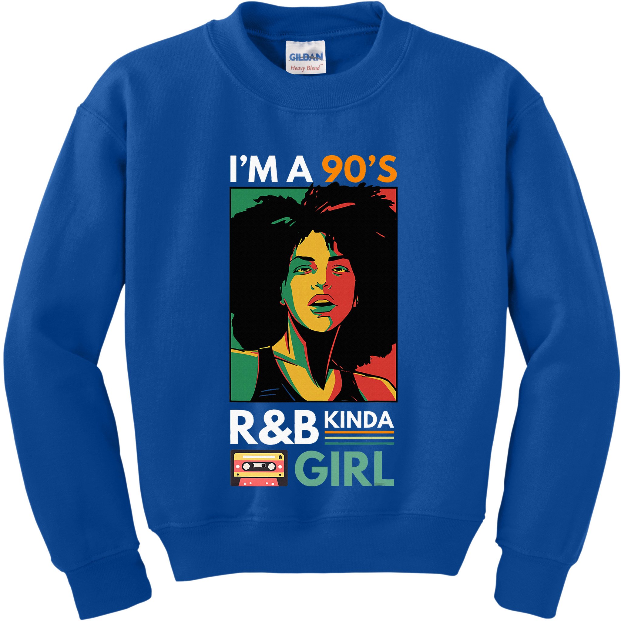 IM A 90S R&B Kinda Girl Kids Sweatshirt