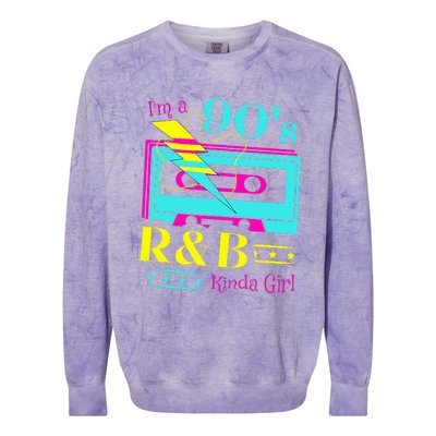 IM A 90S R&B Kinda Girl Colorblast Crewneck Sweatshirt