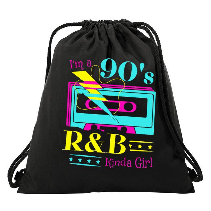 IM A 90S R&B Kinda Girl Drawstring Bag