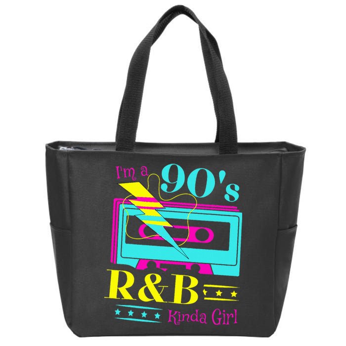 IM A 90S R&B Kinda Girl Zip Tote Bag