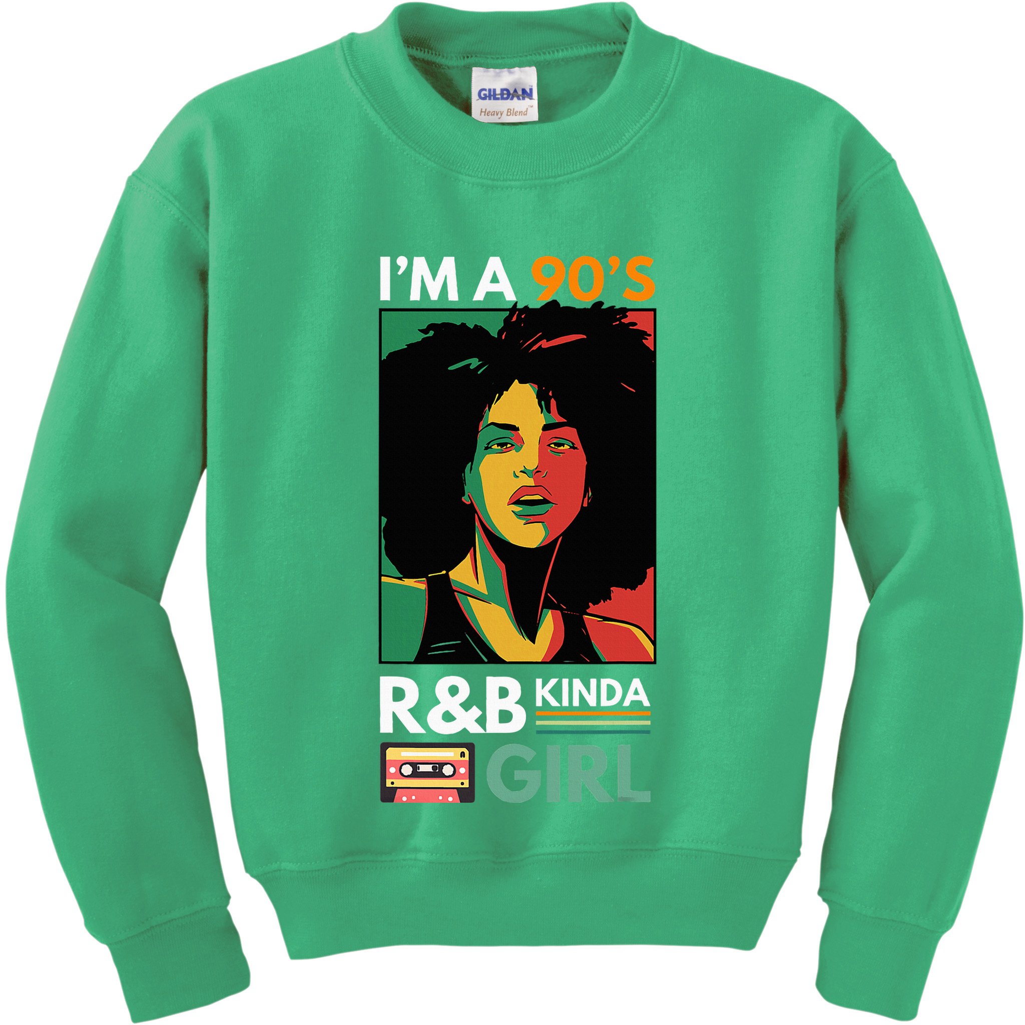 IM A 90S R&B Kinda Girl Kids Sweatshirt