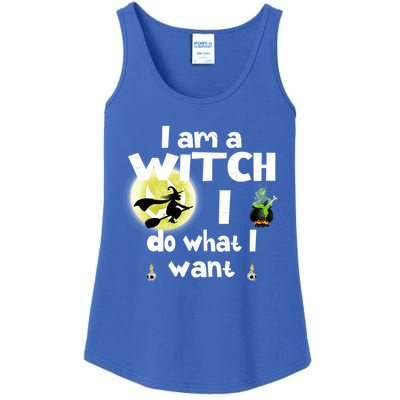 I Am A Witch I Do What I Want Funny Halloween Meaningful Gift Ladies Essential Tank