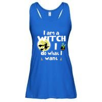 I Am A Witch I Do What I Want Funny Halloween Meaningful Gift Ladies Essential Flowy Tank