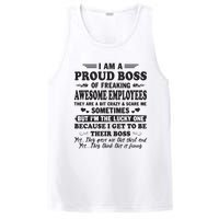 I Am A Proud Boss Of Freaking Awesome Employees PosiCharge Competitor Tank