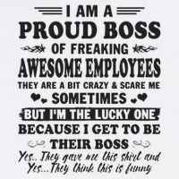I Am A Proud Boss Of Freaking Awesome Employees Wool Snapback Cap