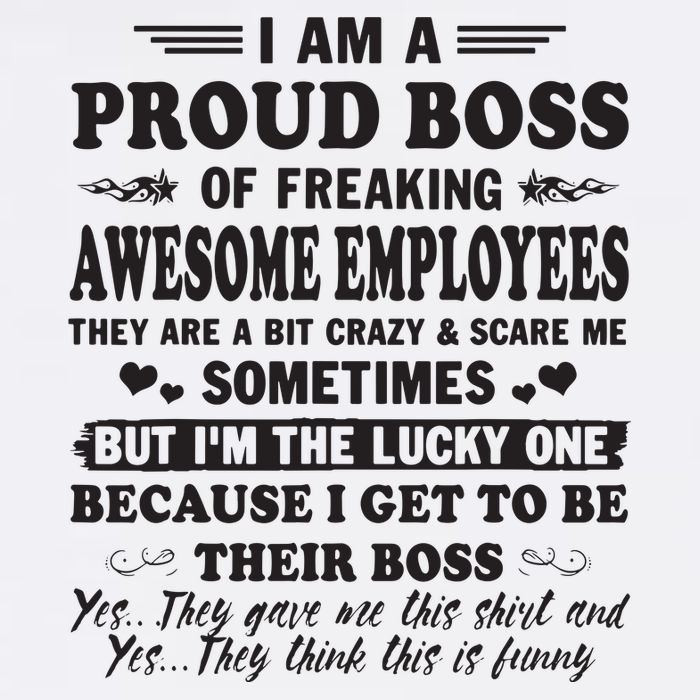 I Am A Proud Boss Of Freaking Awesome Employees Wool Snapback Cap