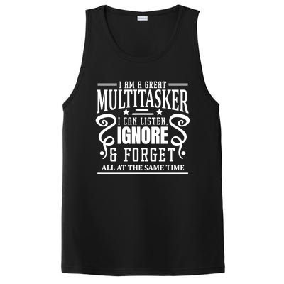 I Am A Great Multitasker I Can Listen Gift PosiCharge Competitor Tank