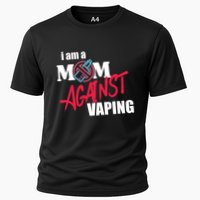 I Am A Mom Against Vaping Non Smoker Anti Vape Supporter Cooling Performance Crew T-Shirt