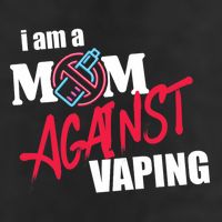 I Am A Mom Against Vaping Non Smoker Anti Vape Supporter Adult Drive Performance Visor