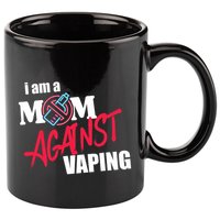 I Am A Mom Against Vaping Non Smoker Anti Vape Supporter 11oz C Handle Ceramic Mug
