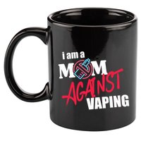 I Am A Mom Against Vaping Non Smoker Anti Vape Supporter 11oz C Handle Ceramic Mug