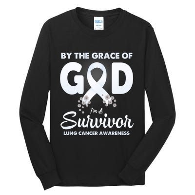 I Am A Survivor Lung Cancer Survivor Tall Long Sleeve T-Shirt