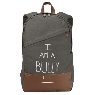 I Am A Bully Cotton Canvas Backpack