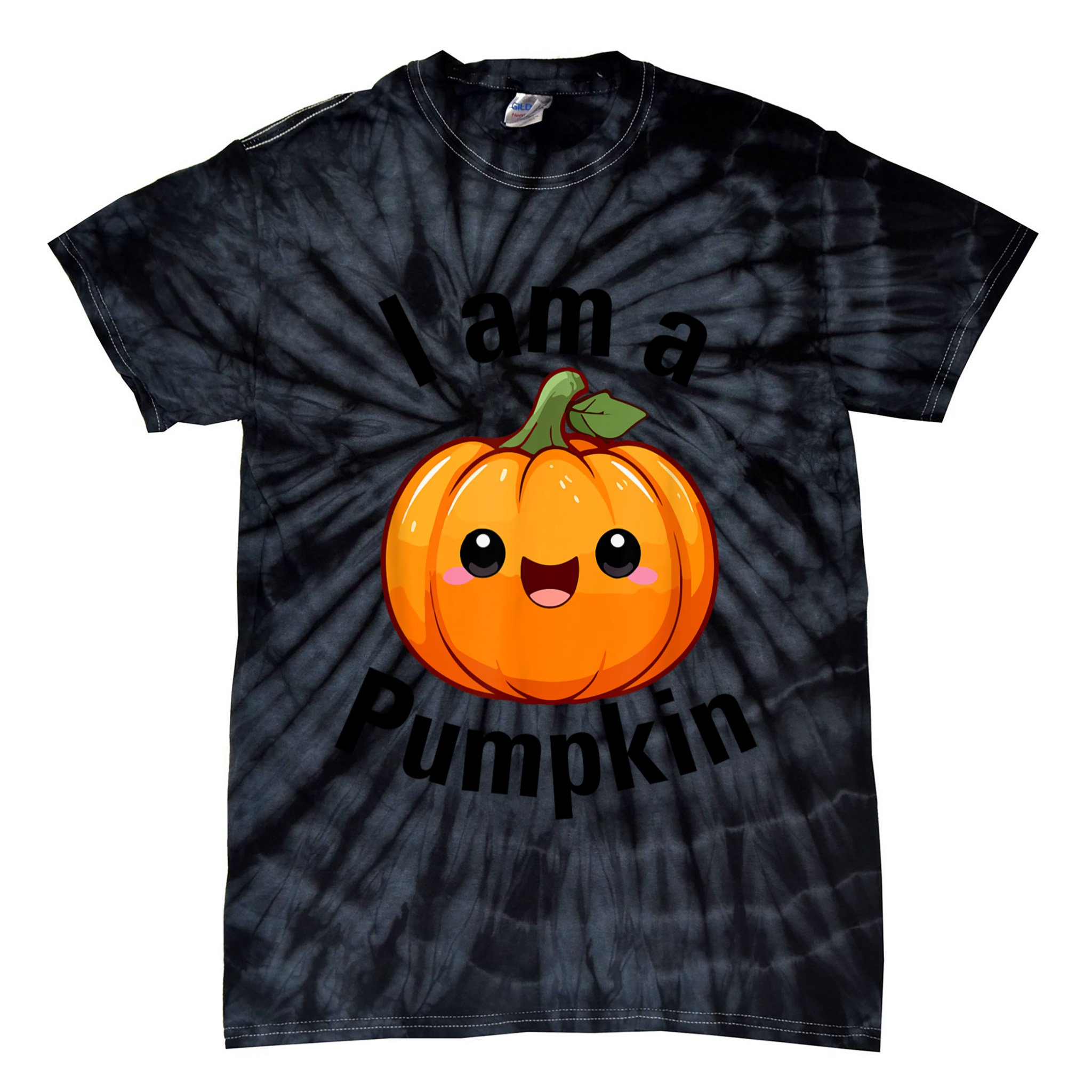 I Am A Pumpkin With Cute Little Pumpkin Tie-Dye T-Shirt