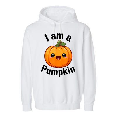 I Am A Pumpkin With Cute Little Pumpkin Garment-Dyed Fleece Hoodie