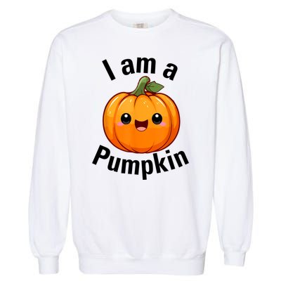 I Am A Pumpkin With Cute Little Pumpkin Garment-Dyed Sweatshirt