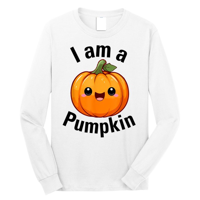 I Am A Pumpkin With Cute Little Pumpkin Long Sleeve Shirt