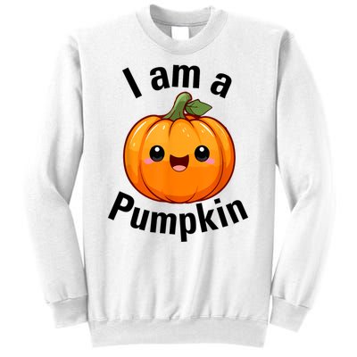 I Am A Pumpkin With Cute Little Pumpkin Sweatshirt